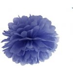 Pom Pom Papírový MODRÝ 25cm – Sleviste.cz