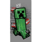 Jerry Fabrics osuška Minecraft Metro Art Creeper 70 x 140 cm – Hledejceny.cz