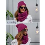 Fashionweek Moderni zimní set čepice a šála FAN01/K40 Amarant – Hledejceny.cz