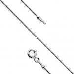 Olivie Stříbrný rhodiovaný řetízek had 2669 – Zboží Dáma