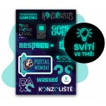 Svítící samolepky konzoliště – Zboží Mobilmania
