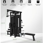 TUNTURI PLATINUM Multi Station/4 Stations Selectorized V-series – Zboží Dáma