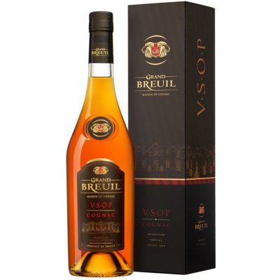 Grand Breuil VSOP Cognac 40% 0,7 l (karton) – Zboží Mobilmania