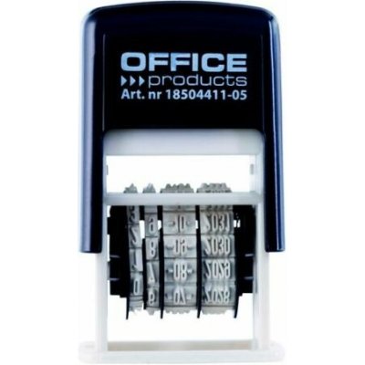 Razítko Office products datumová samobarvící měsíc číslem, černá – Zboží Živě