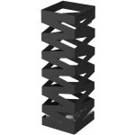 Songmics Kovový stojan na deštníky Loft Black, 49x15,5 cm – Zboží Dáma
