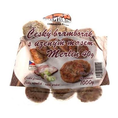 PZP Merlin Český bramborák s uzeným masem 25 x 40 g – Zboží Dáma