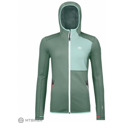 Ortovox Fleece Hoody šedá – Zboží Mobilmania