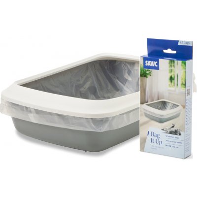 Toaleta Savic Iriz s okrajem a 12 ks sáčků 50 x 37 x 14 cm – Hledejceny.cz