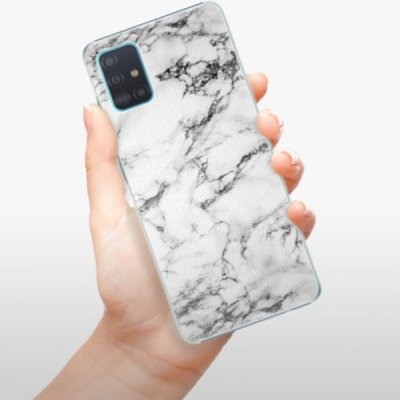 Pouzdro iSaprio - White Marble 01 - Samsung Galaxy A51 – Zboží Mobilmania