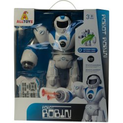 AllToys robot Robin modro-bílý