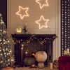 Vánoční osvětlení Nábytek XL Vánoční hvězda se 48 teplými bílými LED 56 cm