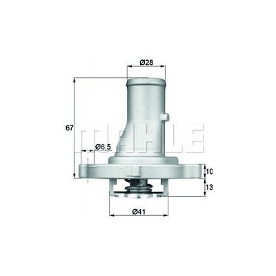 MAHLE Termostat FIAT PANDA (169 141A) PUNTO (176 188) (87°) | Zboží Auto