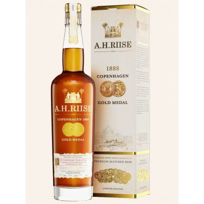 A.H. Riise 1888 Copenhagen Gold Medal 40% 0,7 l (karton) – Zboží Mobilmania