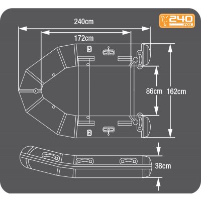 Fox Inflatable Boat 240