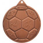 Designová kovová medaile Fotbal Bronz 5 cm – Zboží Mobilmania