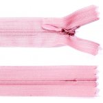 Spirálový zip no.3 skrytý nerozepínací 60cm - více barev color: 536 růžová – Hledejceny.cz