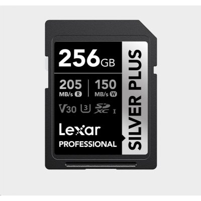 Lexar SDXC Professional Silver Plus 256GB LSDSIPL256G-BNNNG – Hledejceny.cz