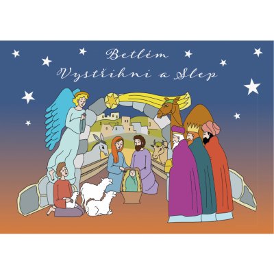 Knihy Radosti Betlém vystřihni a slep – Sleviste.cz