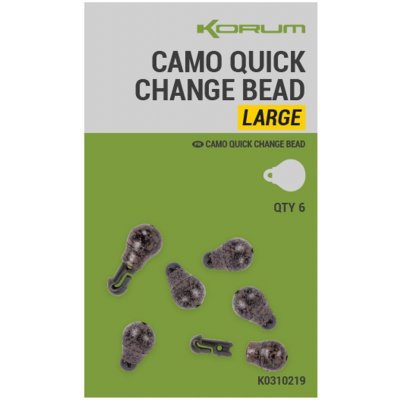 Korum Spojka Camo Quickchange Beads Velikost L 8 ks – Zboží Mobilmania