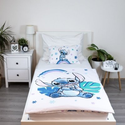 Jerry fabrics povlečení do postýlky Lilo and Stitch Rainbow 100 x 135 cm 40 x 60 cm – Zboží Mobilmania