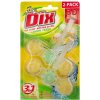 Dezinfekční prostředek na WC Gold Drop Dix WC závěs 3D 3v1 DUO 2 x 40 g, blistr, citron