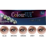 MaxVUE Vision ColourVUE TruBlends Rainbow mix přírodních barev jednodenní nedioptrické 5 párů – Hledejceny.cz