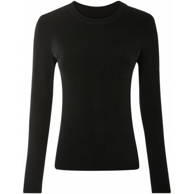 esmara Dámský vroubkovaný svetr černá – Zboží Dáma