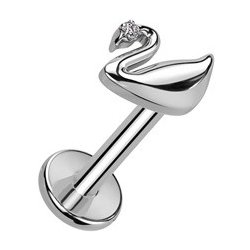 Šperky4U piercing do brady labreta titan TIT1268