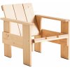 Zahradní židle a křeslo HAY Zahradní křeslo Crate Lounge Chair, Pinewood