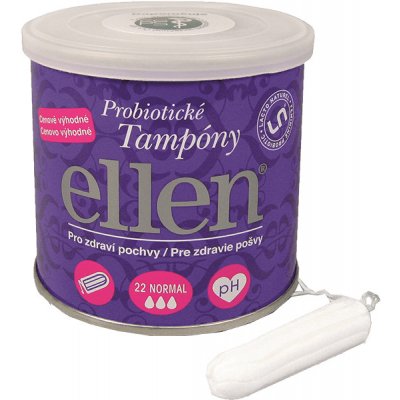 Ellen Probiotické tampony ECO Normal 22 ks