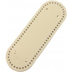 Pro Háčkování Koženkové dno na kabelku s nožkami 30x 10 cm vanilkové – Sleviste.cz