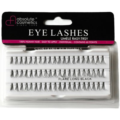 Absolute Cosmetics Umělé Řasy Long Trsy Black Edition 14110-LB – Zboží Dáma