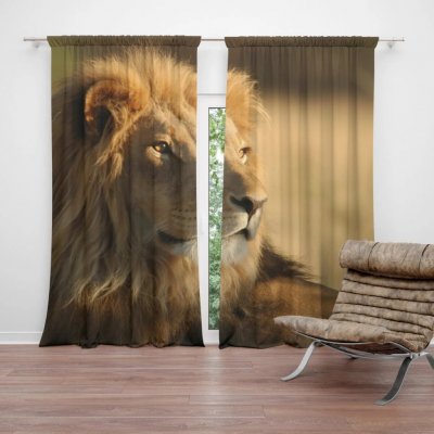 Sablio Závěs Lev 3: 2ks 140x250cm – Hledejceny.cz
