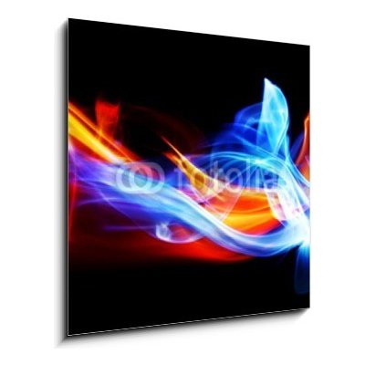 Obraz 1D - 50 x 50 cm - Fire and ice Oheň a led – Zboží Mobilmania