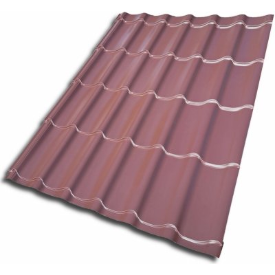 Blachotrapez Kingas Eco Plus 0,5 x 1195 x 1530 mm Pladur Premium TK tmavě hnědá 1 ks – Sleviste.cz