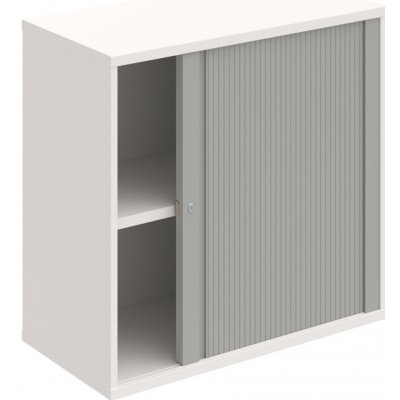 Hobis SZ 2 80 03 P Skříň policová roletová pravá 76.8 × 80 cm - Bílá , Šedá – Zboží Dáma
