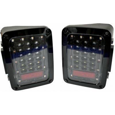 Sada LED zadních světel, Čistý, EU, Jeep Wrangler JK, serie Cougar V2 – Hledejceny.cz
