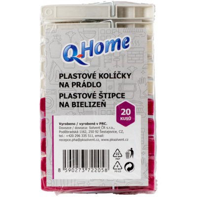 Q-Home plastové kolíčky na prádlo 20 ks – Hledejceny.cz