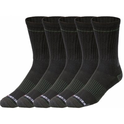 Parkside pánské pracovní ponožky 5 párů černá/šedá – Zboží Mobilmania