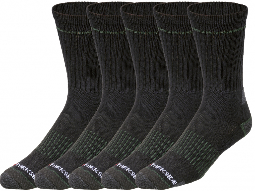 Parkside pánské pracovní ponožky 5 párů černá/šedá