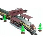 Lean Toys 1012 Obrovská vláčkodráha FENFA 5 vagónů výhybky – Zboží Mobilmania