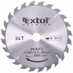 EXTOL PREMIUM Kotouč pilový s SK plátky, O 250x3,0x30mm, 24T (8803240) – Zboží Dáma