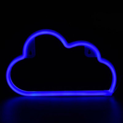 ACA Lighting Neonová lampička Mráček modrá barva 3x AA baterie – Hledejceny.cz