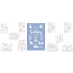 Šablony vánoční 10 motivů 31 x 21 cm – Sleviste.cz