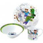 Stor KERAMICKÁ SOUPRAVA MINECRAFT ceramic snack set 3 ks – Zboží Dáma