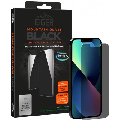 Eiger Glass Mountain BLACK Privacy Screen Protector for Apple iPhone 13/Apple iPhone 13 Pro EGMSP00198 – Zboží Živě