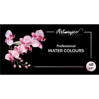 Artmagico Profesionální akvarelové barvy 48 pcs – Sleviste.cz