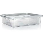 BRILANZ box úložný MULTIBOX 10l, 40x33x10cm, víko, klip, PH – Zboží Dáma