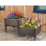 Garden King Modulární vyvýšený záhon MULTIFLEX 22 VZM95 240 x 40 x 22 cm 2 ks – Zbozi.Blesk.cz