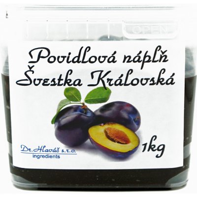 Dr.Hlaváč Povidlová Náplň švestka Královská 1 kg – Sleviste.cz